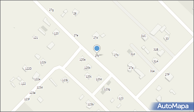 Zemborzyce Podleśne, Zemborzyce Podleśne, 27c, mapa Zemborzyce Podleśne