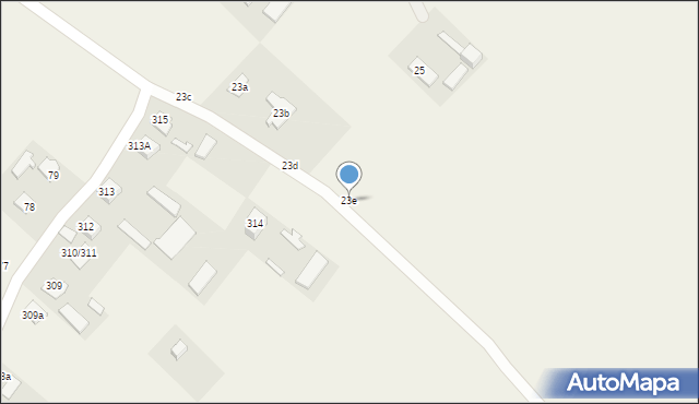 Zemborzyce Tereszyńskie, Zemborzyce Tereszyńskie, 23e, mapa Zemborzyce Tereszyńskie