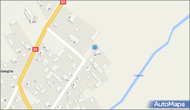 Zembrów, Zembrów, 14, mapa Zembrów