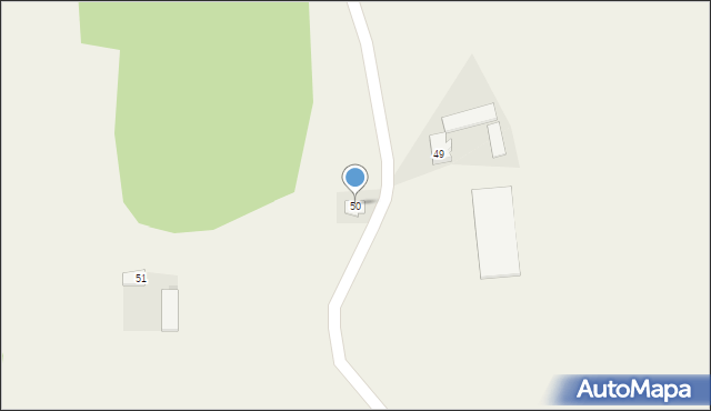 Zembrze, Zembrze, 50, mapa Zembrze