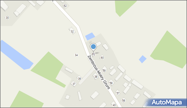 Zembrzus-Mokry Grunt, Zembrzus-Mokry Grunt, 61, mapa Zembrzus-Mokry Grunt