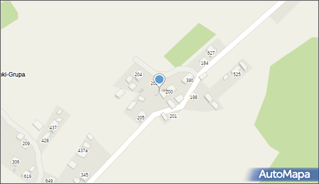 Zembrzyce, Zembrzyce, 203, mapa Zembrzyce