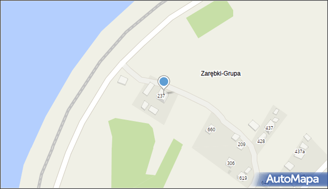 Zembrzyce, Zembrzyce, 237a, mapa Zembrzyce