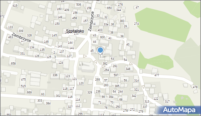 Zembrzyce, Zembrzyce, 51, mapa Zembrzyce