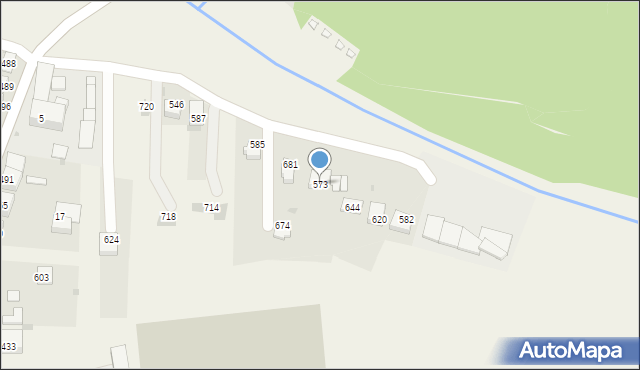 Zembrzyce, Zembrzyce, 573, mapa Zembrzyce
