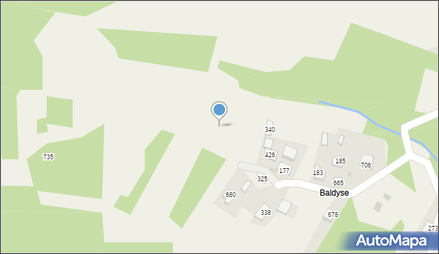 Zembrzyce, Zembrzyce, 740, mapa Zembrzyce