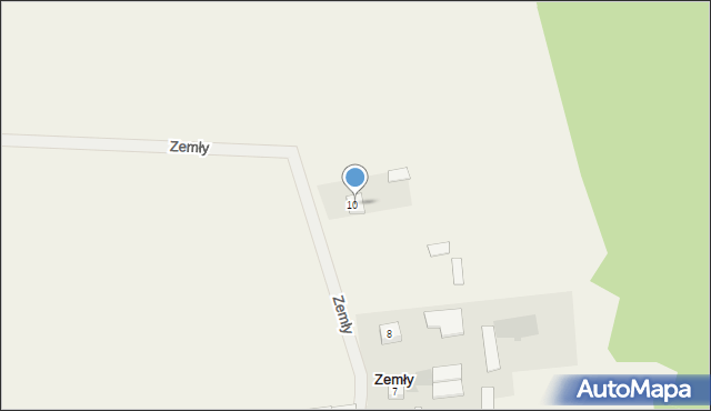 Zemły, Zemły, 9, mapa Zemły