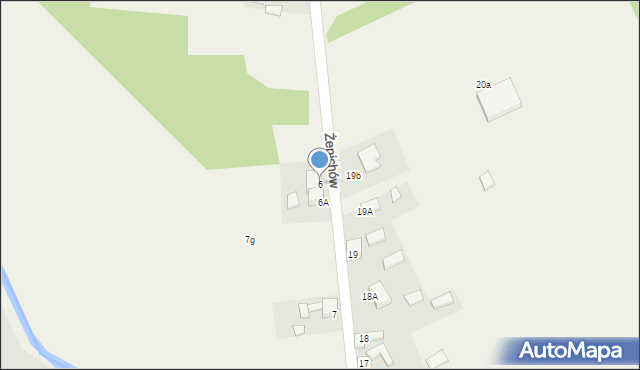 Żenichów, Żenichów, 6, mapa Żenichów