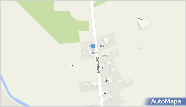 Żenichów, Żenichów, 6A, mapa Żenichów