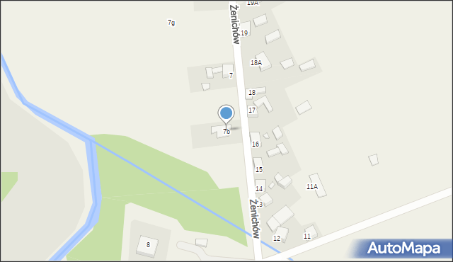 Żenichów, Żenichów, 7b, mapa Żenichów