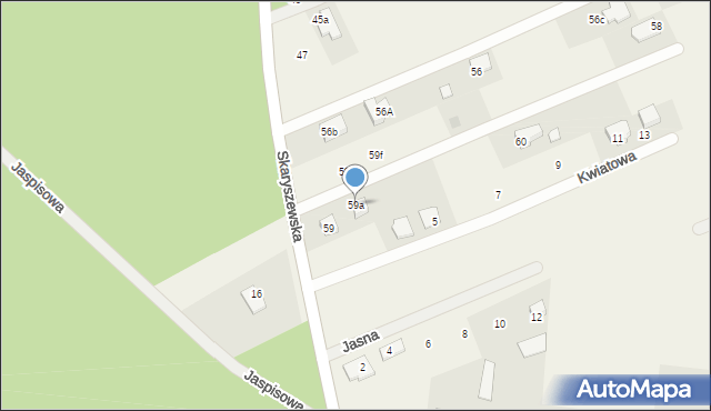 Zenonów, Zenonów, 59a, mapa Zenonów