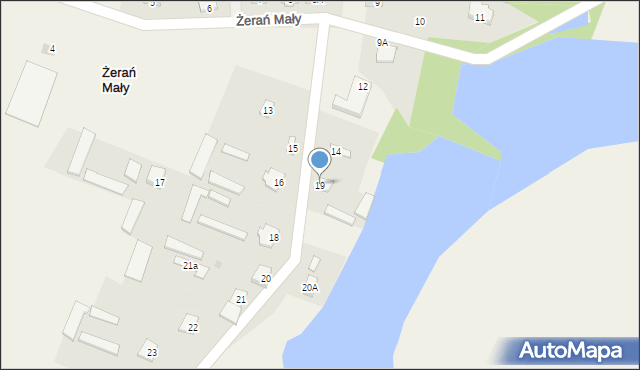 Żerań Mały, Żerań Mały, 19, mapa Żerań Mały