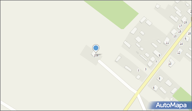 Żerczyce, Żerczyce, 108, mapa Żerczyce