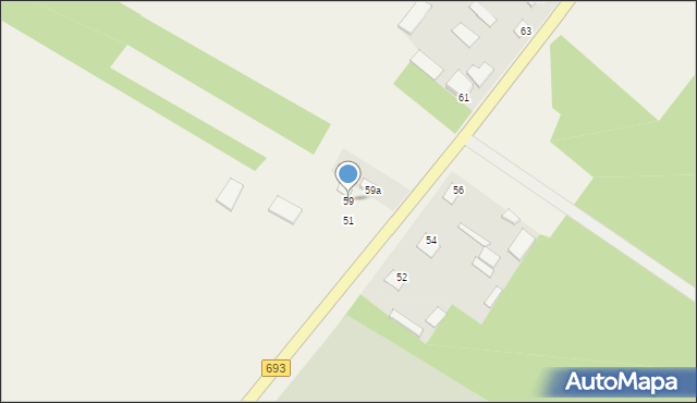 Żerczyce, Żerczyce, 59, mapa Żerczyce