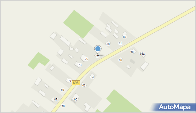 Żerczyce, Żerczyce, 77, mapa Żerczyce