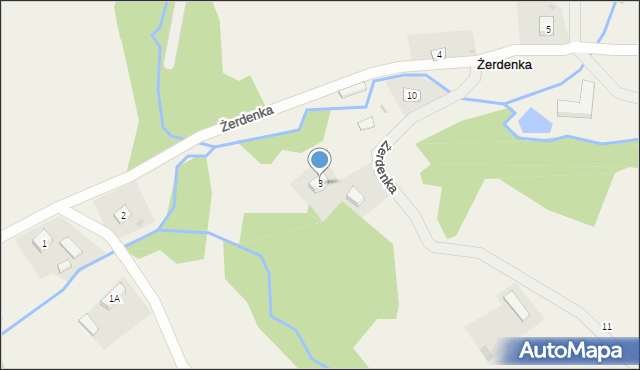 Żerdenka, Żerdenka, 3, mapa Żerdenka