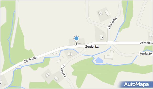 Żerdenka, Żerdenka, 4, mapa Żerdenka