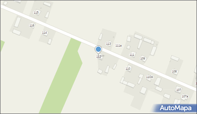 Żerdź, Żerdź, 112, mapa Żerdź