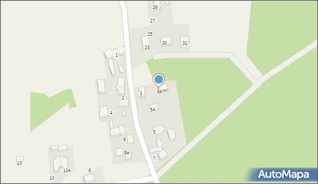 Żerkówek, Żerkówek, 3A, mapa Żerkówek