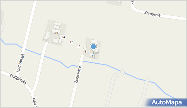 Żerkowice, Żerkowice, 40, mapa Żerkowice