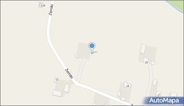 Żerniki, Żerniki, 13, mapa Żerniki