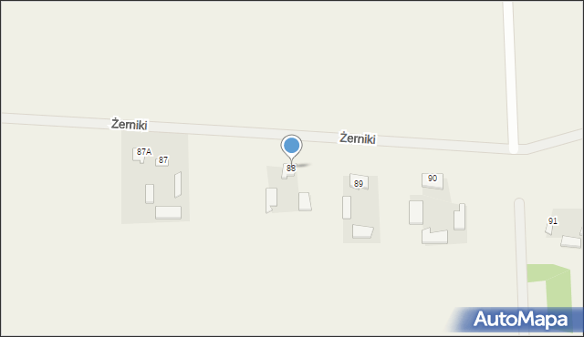 Żerniki, Żerniki, 88, mapa Żerniki