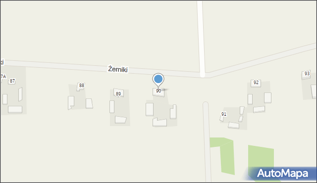 Żerniki, Żerniki, 90, mapa Żerniki
