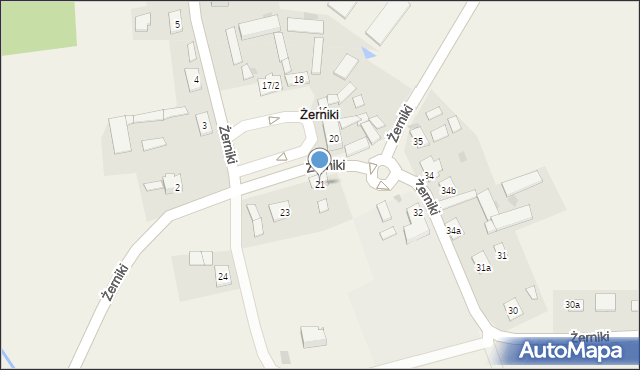 Żerniki, Żerniki, 21, mapa Żerniki