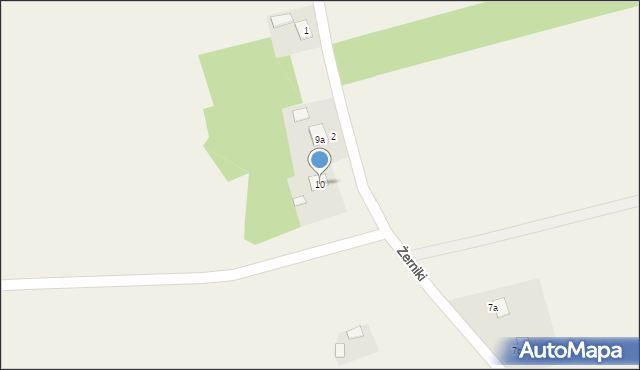 Żerniki, Żerniki, 10, mapa Żerniki