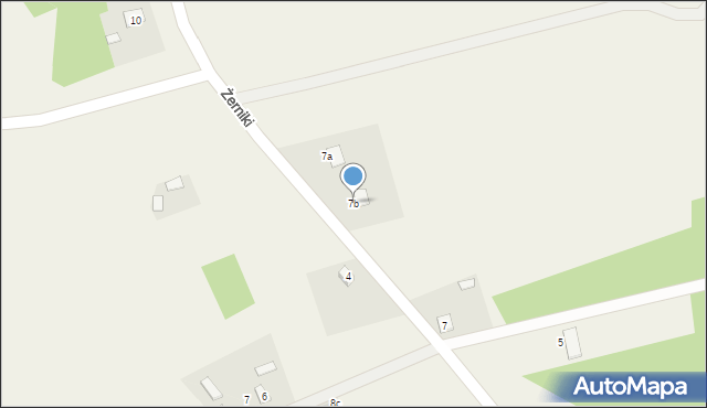 Żerniki, Żerniki, 7b, mapa Żerniki