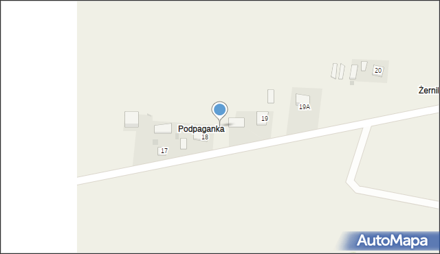 Żerniki Górne, Żerniki Górne, 18a, mapa Żerniki Górne