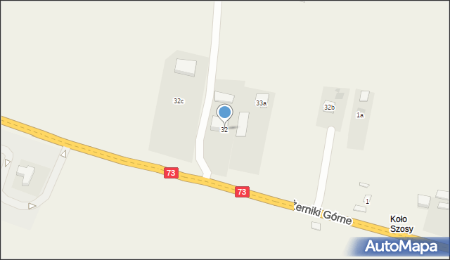 Żerniki Górne, Żerniki Górne, 32, mapa Żerniki Górne