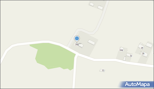 Żerniki Górne, Żerniki Górne, 34g, mapa Żerniki Górne