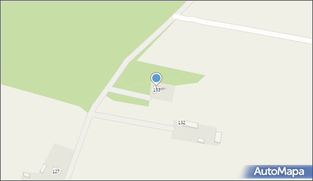 Żerocin, Żerocin, 133, mapa Żerocin