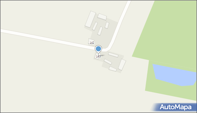 Żerocin, Żerocin, 143, mapa Żerocin