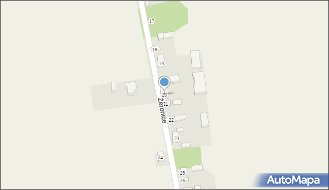 Żeronice, Żeronice, 20, mapa Żeronice