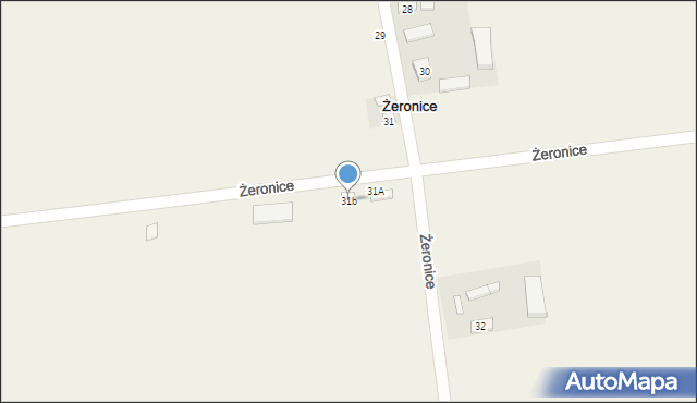 Żeronice, Żeronice, 31b, mapa Żeronice