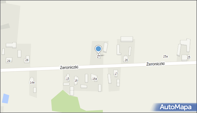 Żeroniczki, Żeroniczki, 27, mapa Żeroniczki