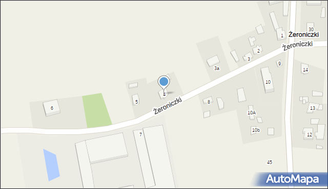 Żeroniczki, Żeroniczki, 4, mapa Żeroniczki