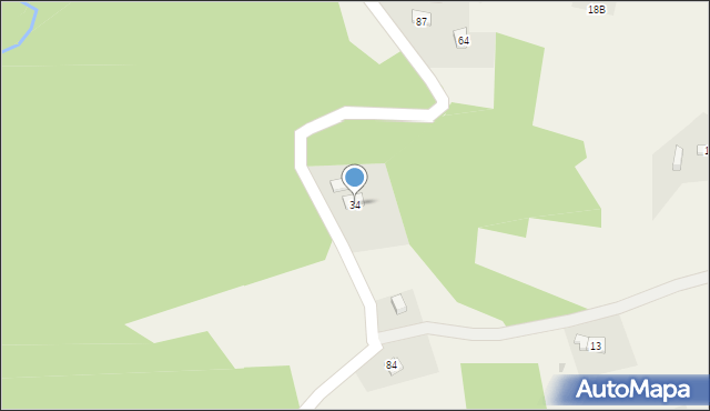 Żerosławice, Żerosławice, 34, mapa Żerosławice