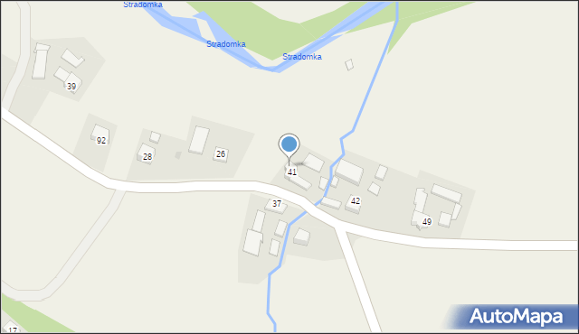 Żerosławice, Żerosławice, 41a, mapa Żerosławice