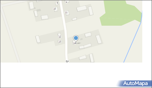 Żery Bystre, Żery Bystre, 14A, mapa Żery Bystre