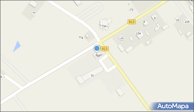 Zezulin Niższy, Zezulin Niższy, 70A, mapa Zezulin Niższy