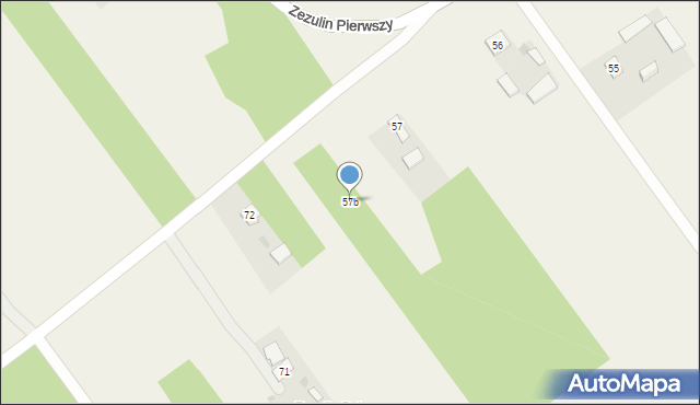 Zezulin Pierwszy, Zezulin Pierwszy, 57b, mapa Zezulin Pierwszy