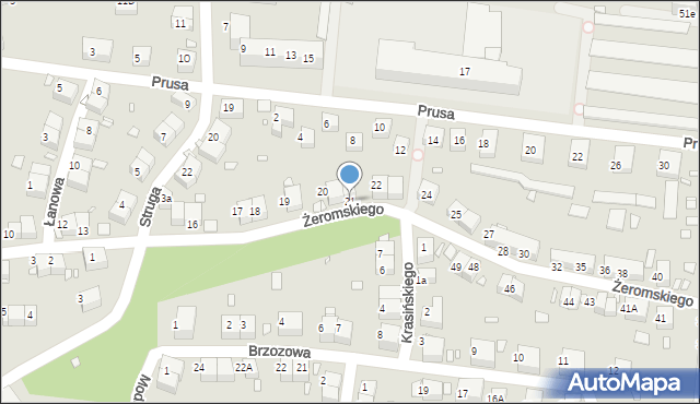 Zgorzelec, Żeromskiego Stefana, 21, mapa Zgorzelec
