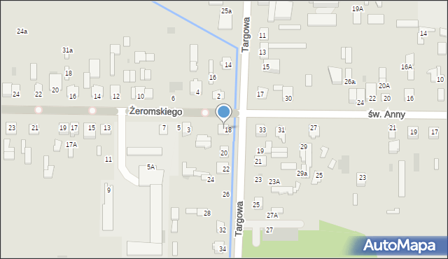 Zwoleń, Żeromskiego Stefana, 1, mapa Zwoleń