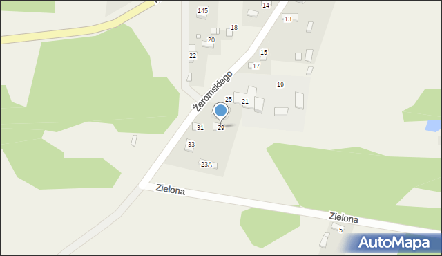 Żytno, Żeromskiego Stefana, 29, mapa Żytno