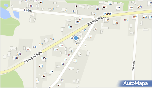 Żytno, Żeromskiego Stefana, 6, mapa Żytno