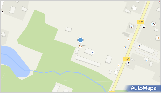 Biała, Zgierska, 3a, mapa Biała