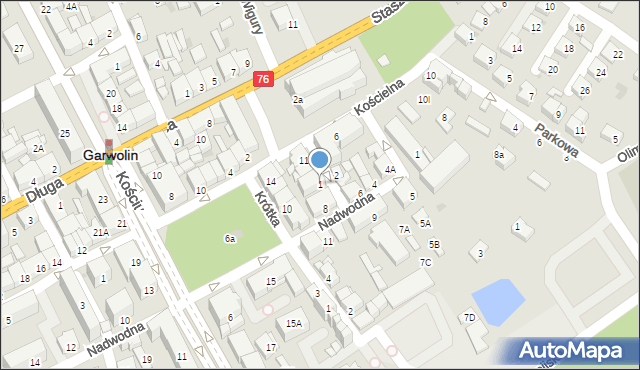 Garwolin, Zgoda, 1, mapa Garwolin